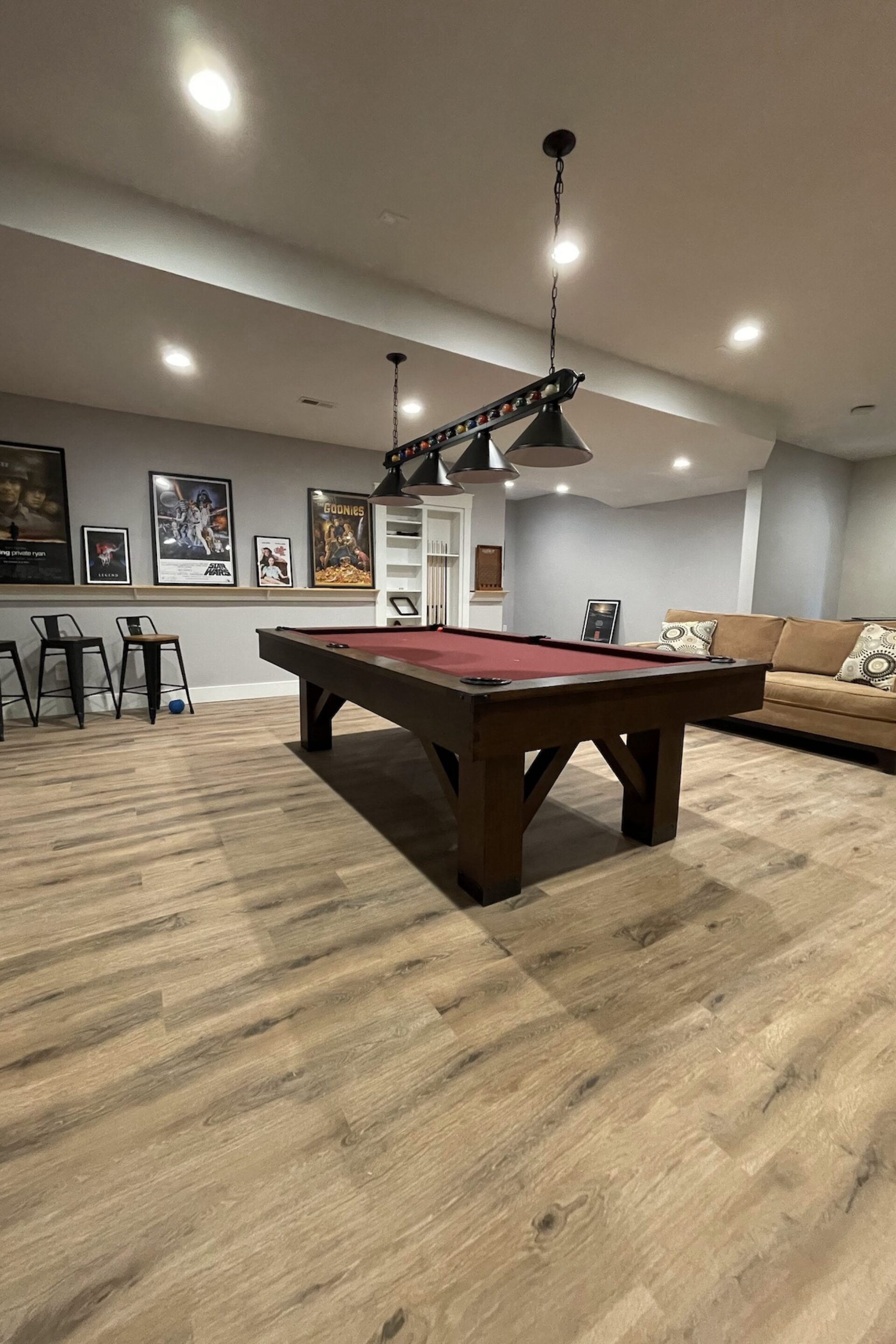 Lakehouse Interior Design Pool Table
