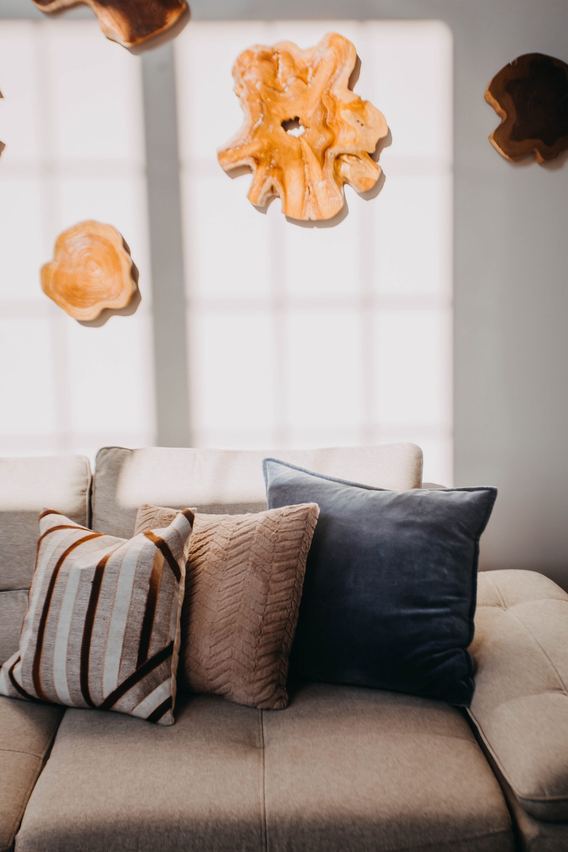 Accent Pillows And Custom Wood Wall Art