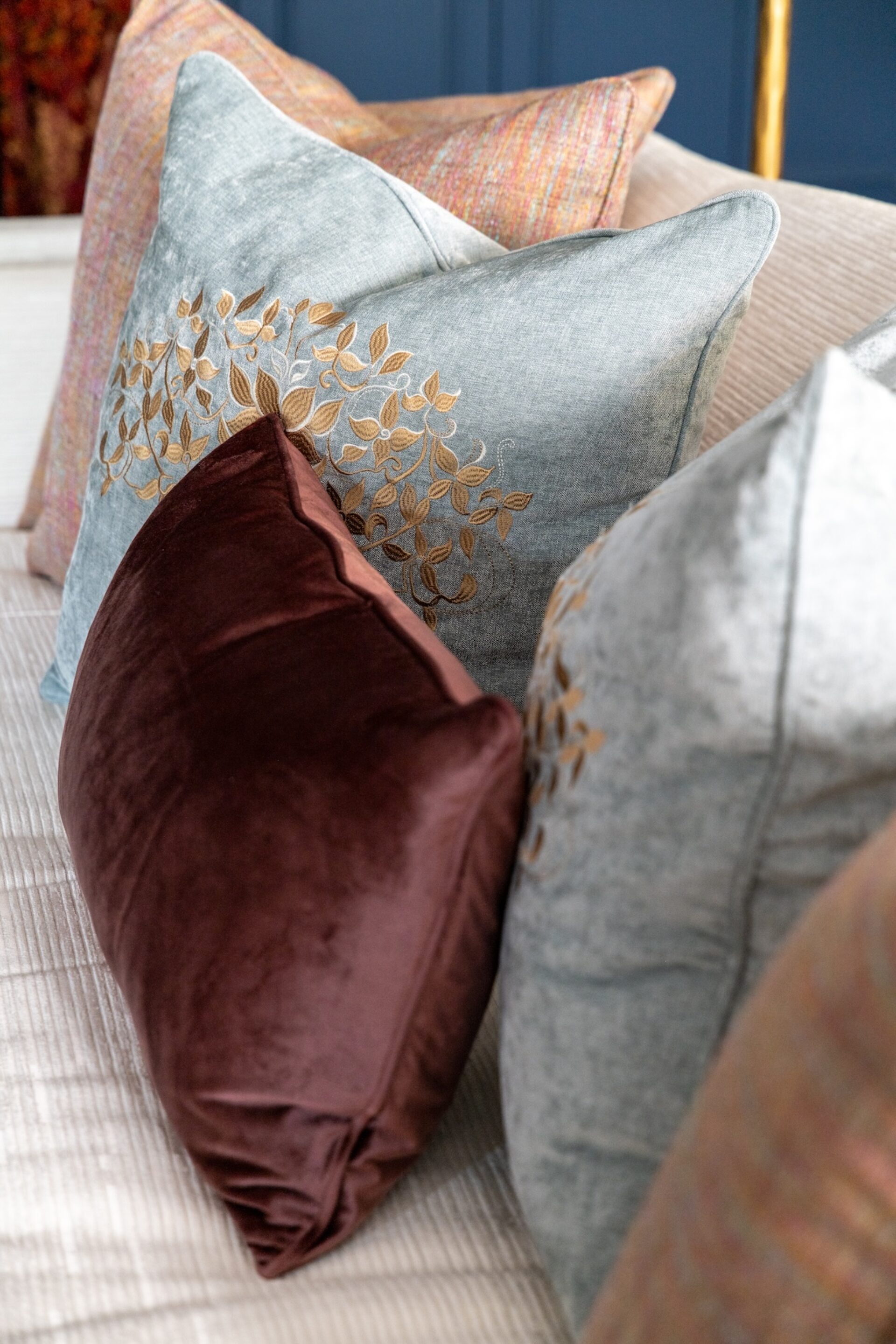 Accent Pillows Bedroom Design Primary Suite