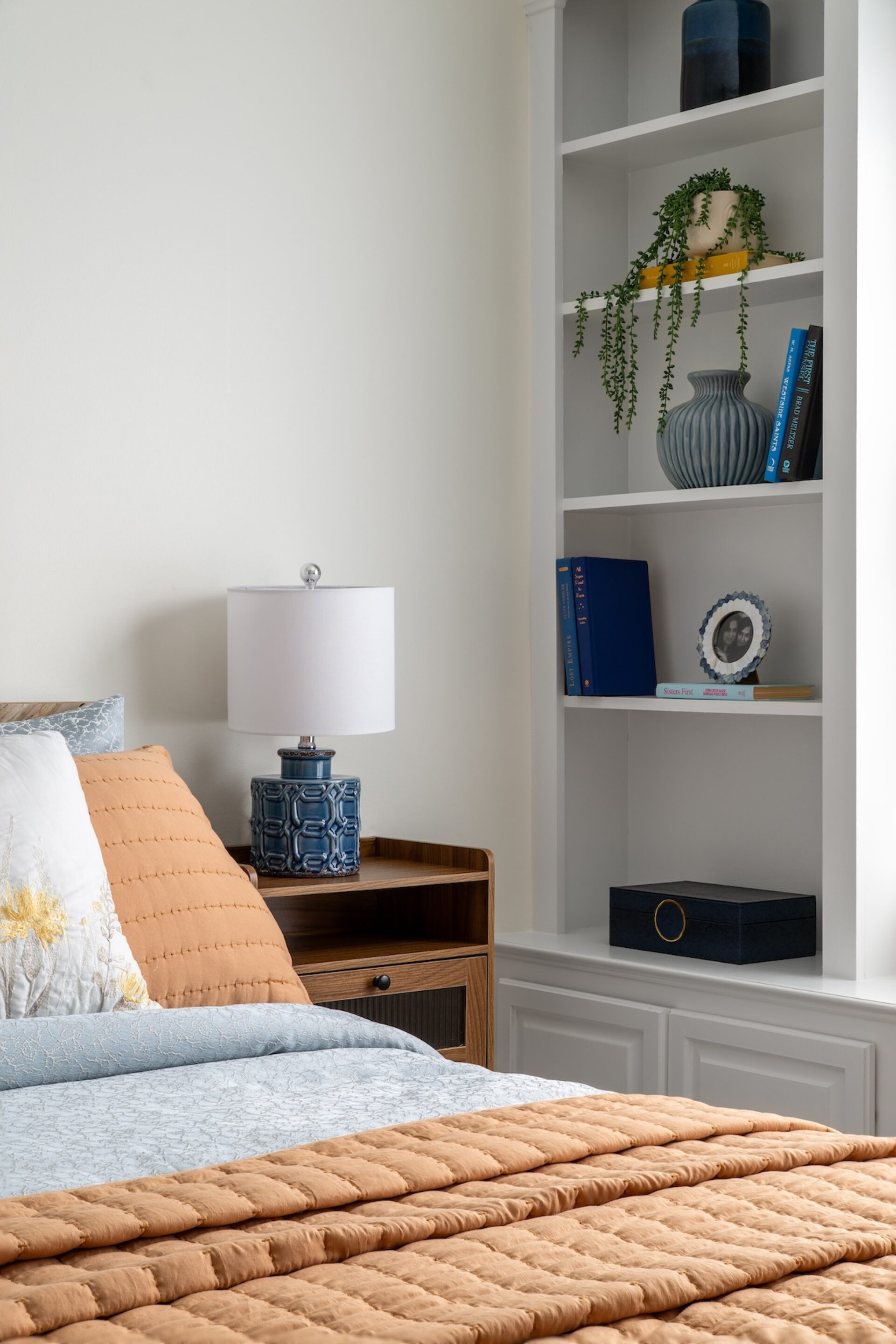 Built In Shelves Bedroom Design Bethesda Md
