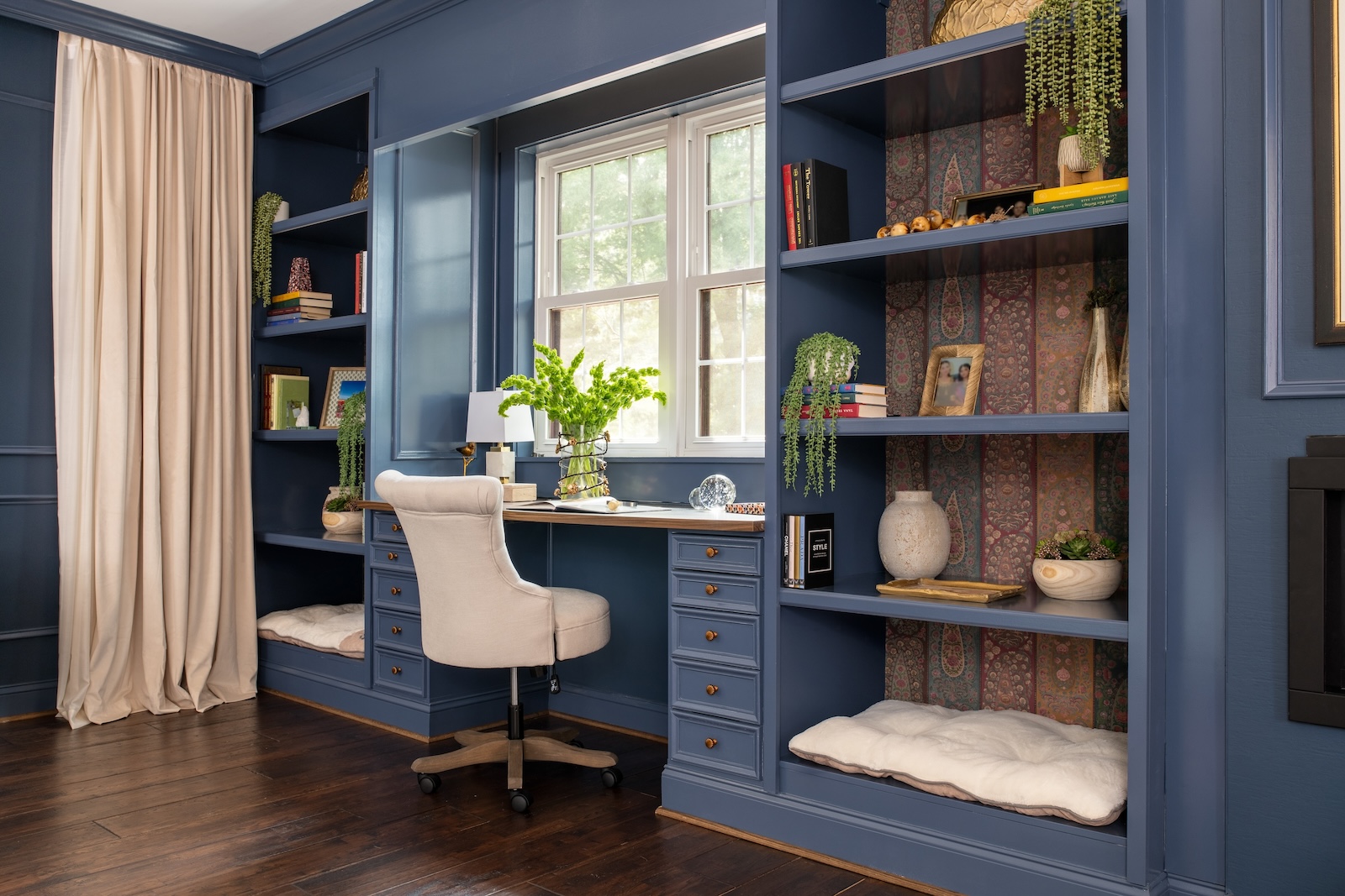 Built In Vanity Desk Mclean Va Interior Design