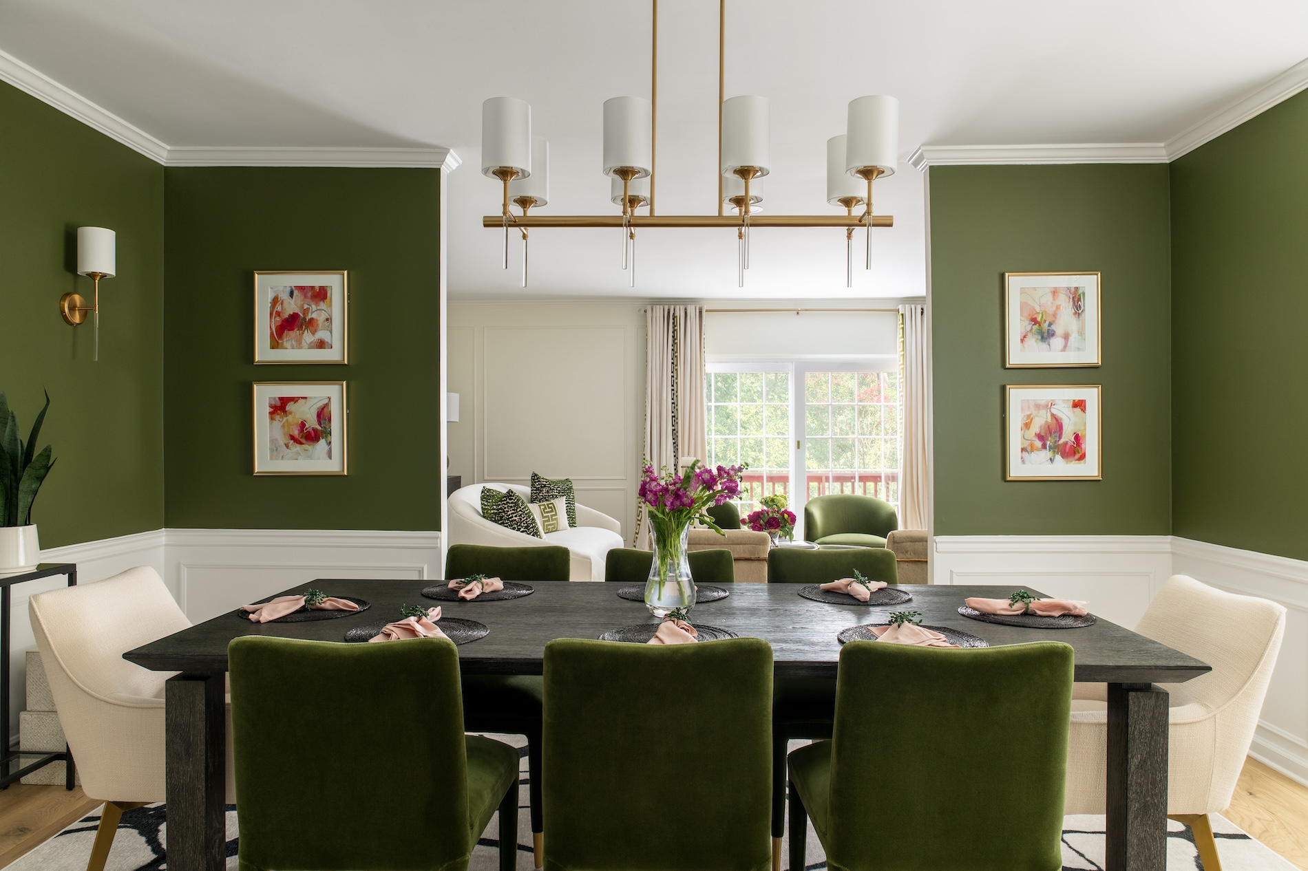 Dining Room Bethesda Md Raja Interiors