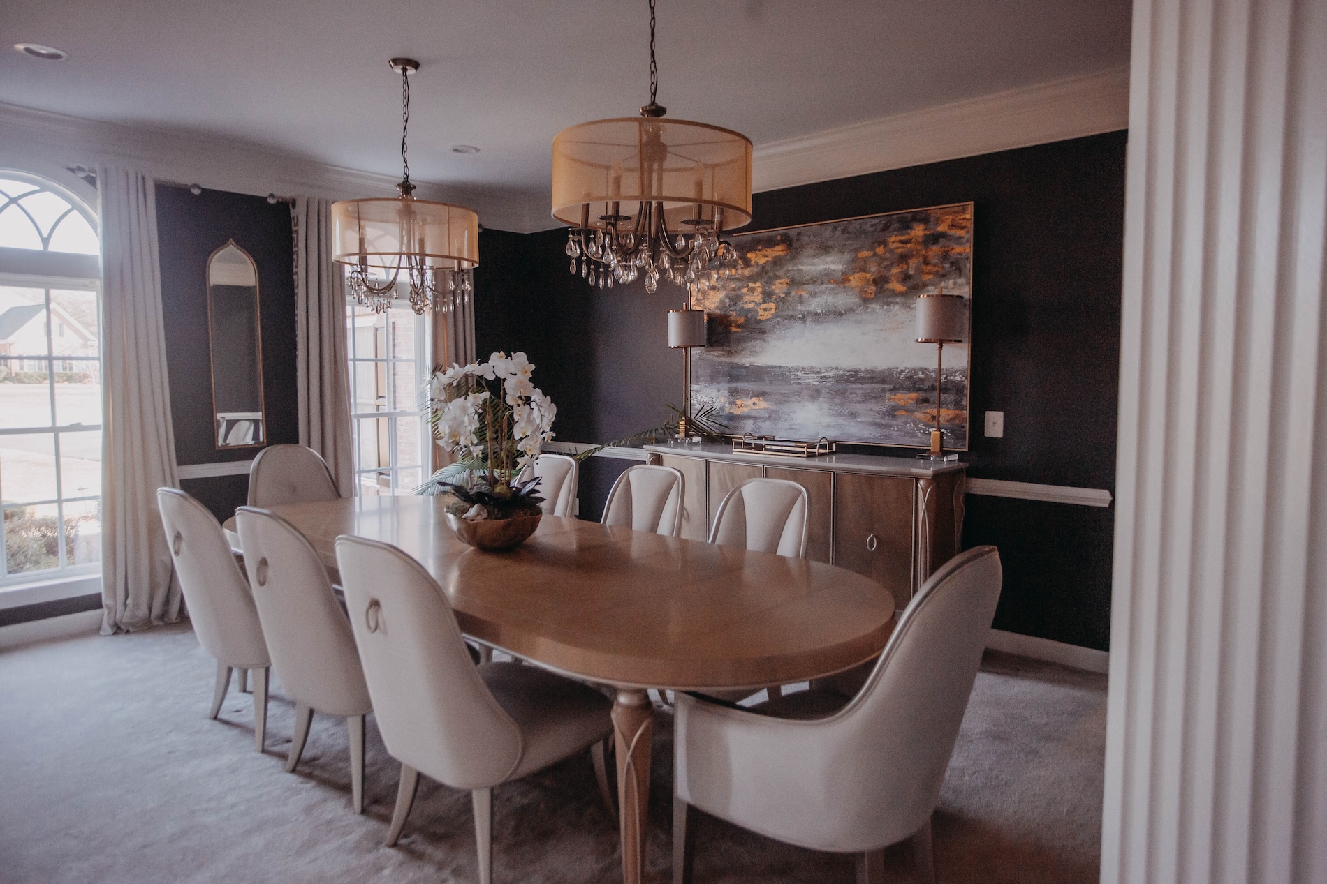 Dining Room In South Riding Va Raja Interiors