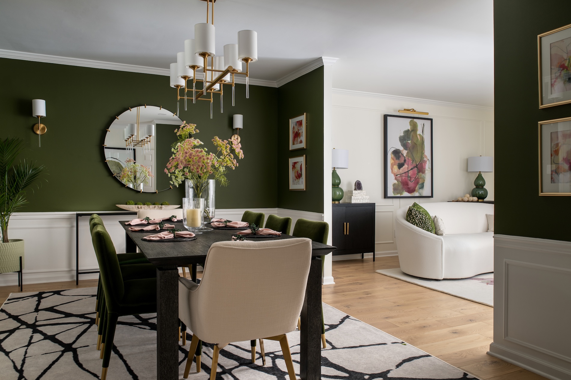 Dining Room Interior Design Bethesda Md