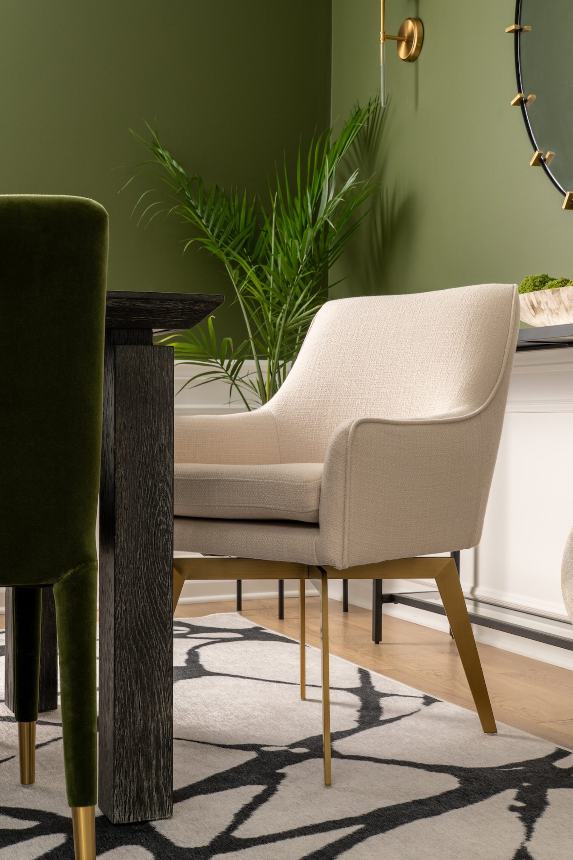 Dining Table Chair Detail Raja Interiors