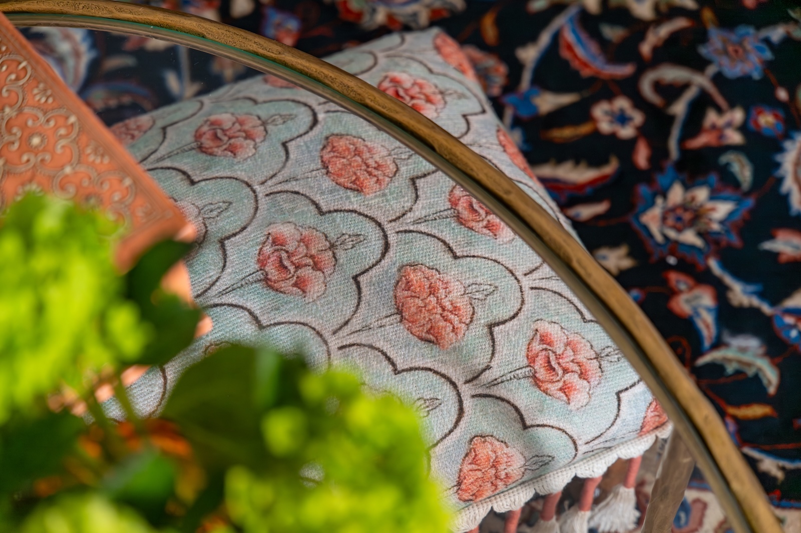 Glass Coffee Table Primary Suite Design