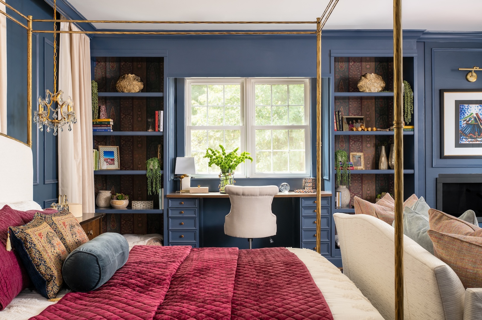 India Inspired Primary Suite Interior Design