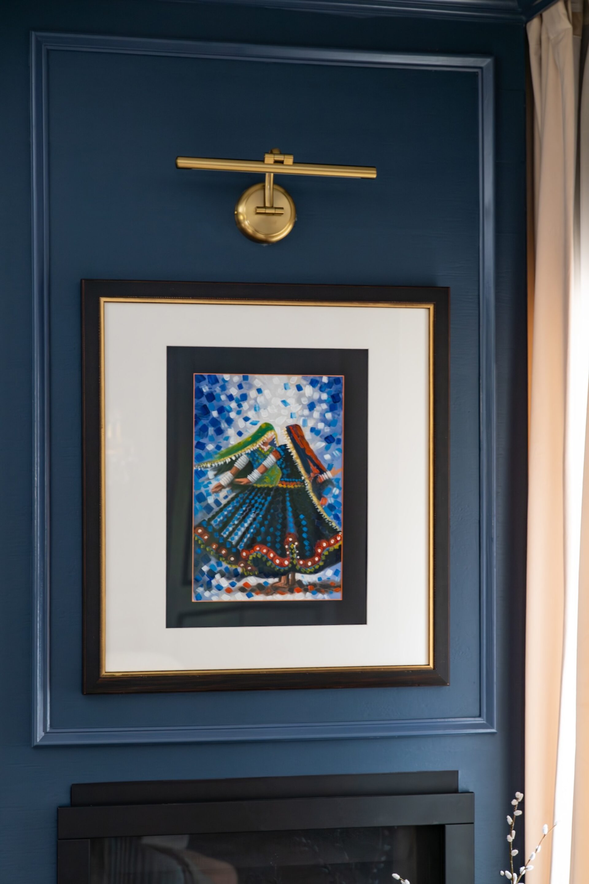 Indian Wall Art Bedroom Design