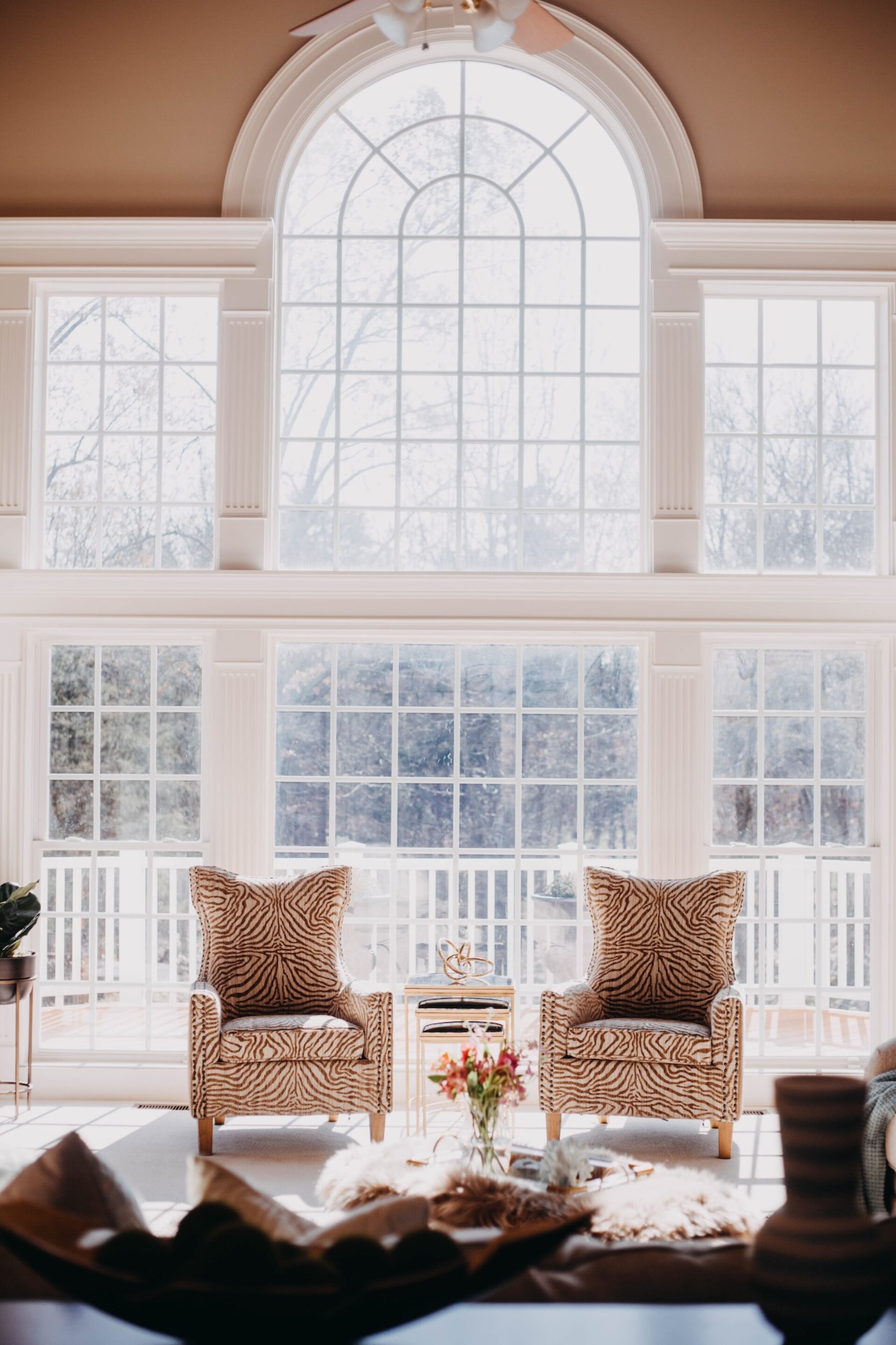 Large Floor To Ceiling Window In Living Room