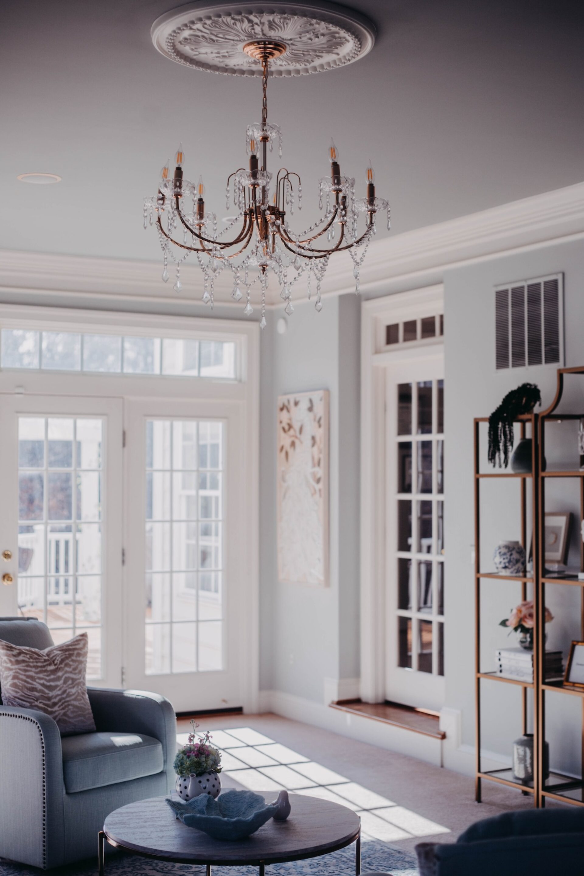 Living Room Chandelier Raja Interiors