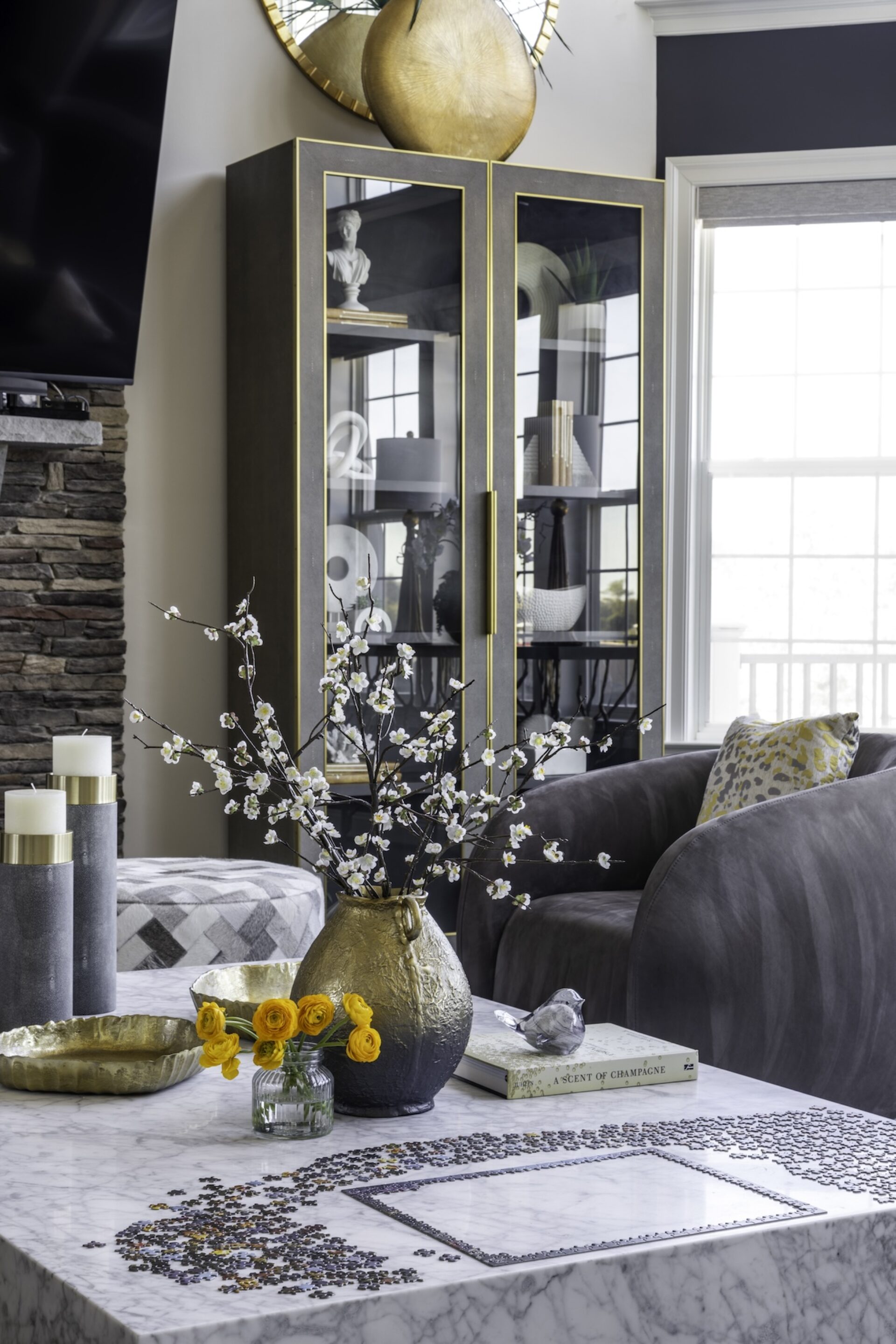 living room interior design great falls va