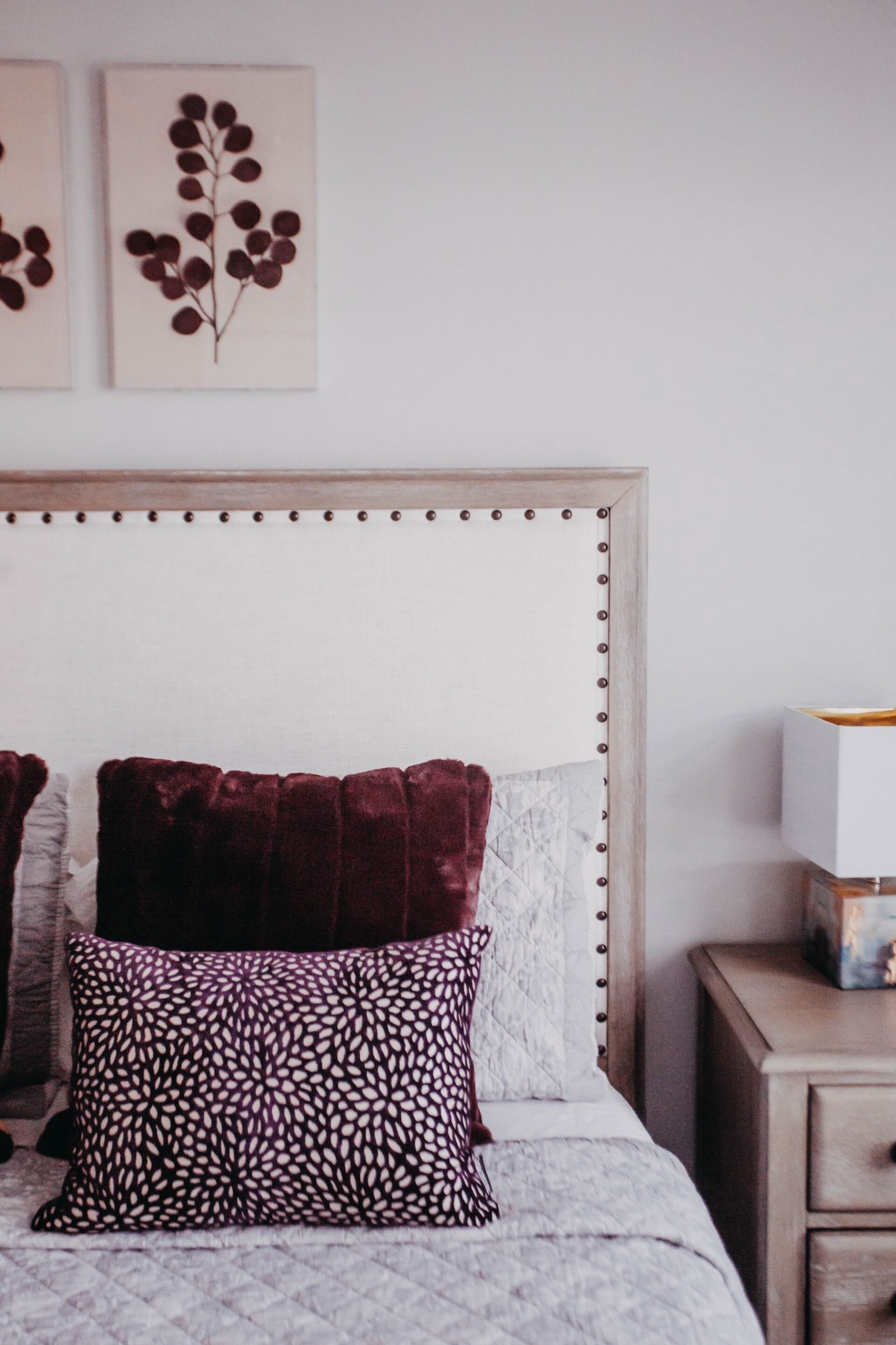 Upholstered Headboard Bedroom Design